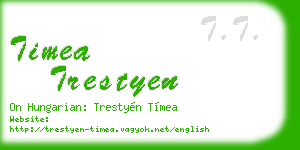 timea trestyen business card