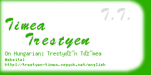 timea trestyen business card